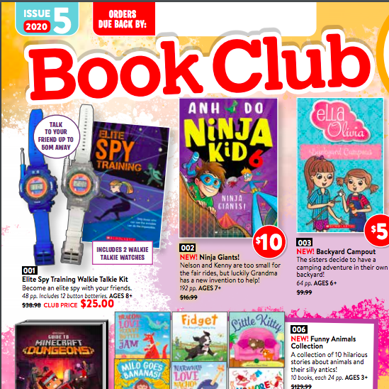 Issue 5 of Scholastic Book Club is now out!