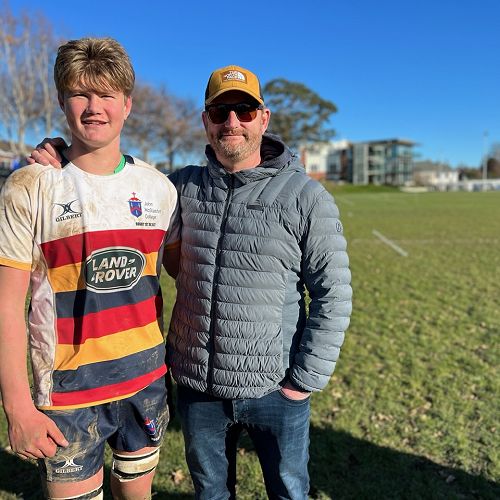 Jonty and his dad