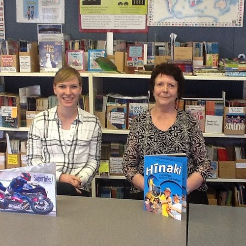 Ms Rebecca Rapson and Mrs Mary Guthrie who are the two teachers involved in implementing a reading intervention project funded through the Ministry of Education's Teacher-Led Innovation Fund.