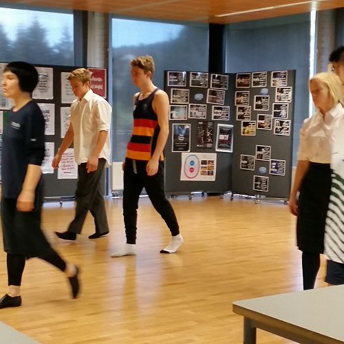 RNZB visit term #2 - with the Year 13 Drama class
