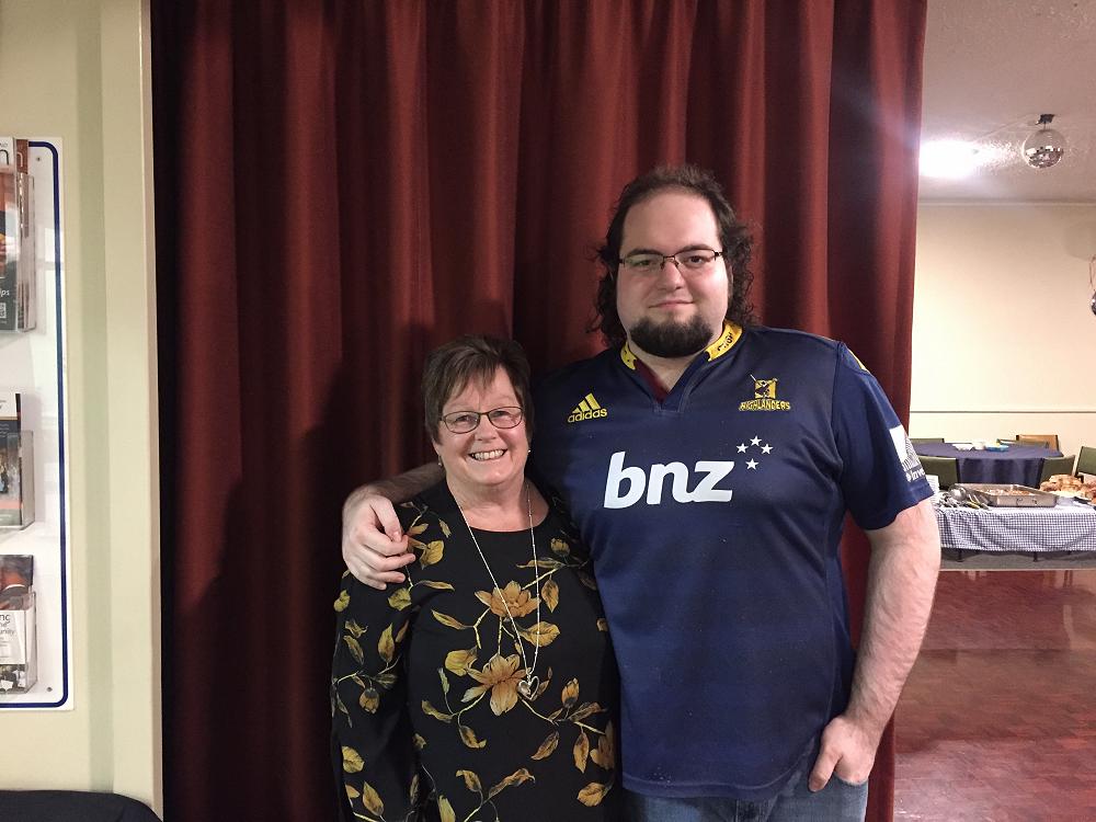 Pip Hayward, Canteen Manager and Joe Chagger