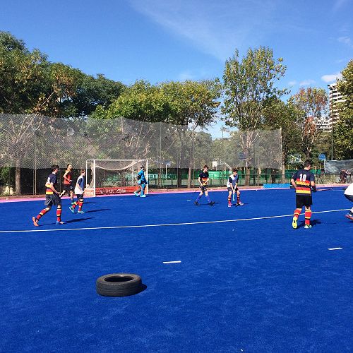 Training session, Club Ciudad Buenos Aries