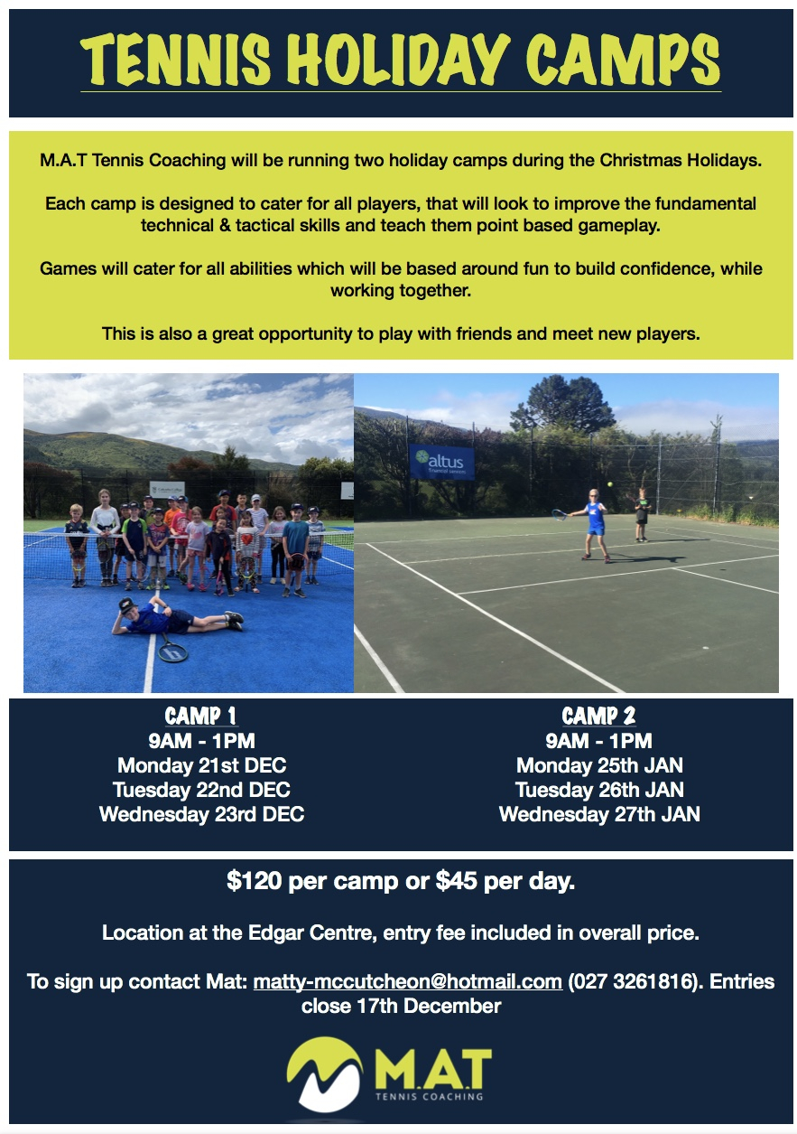 Tennis Holiday Programme