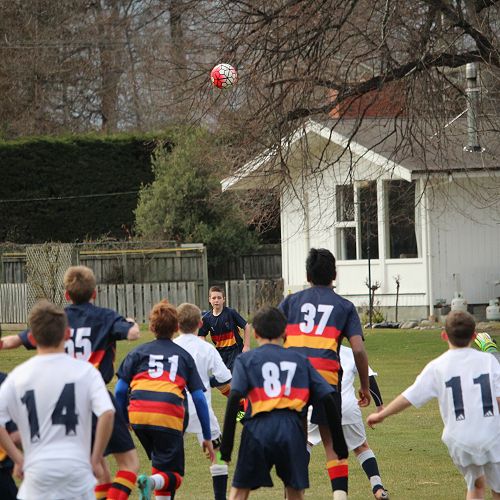Waihi Football match. A good game that McGlashan were very dominant in. Final score 10-1 to McGlashan.