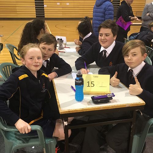 Year 9 Team - Theo Hannagan, Finlay Tomkins, Enzo Hood and Joshua Thom