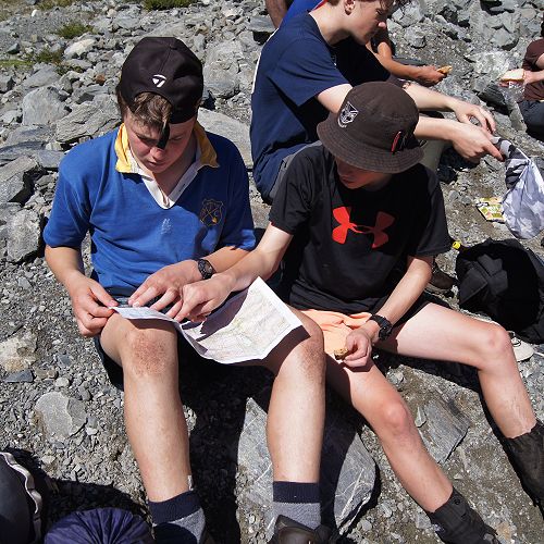Jack and Will employ their map and compass skills