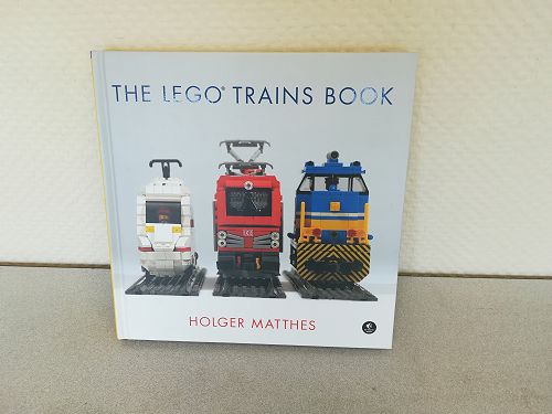 The Lego trains book that will be raffled as part of our school train trip fund raiser