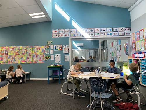 Room 6 busy at work