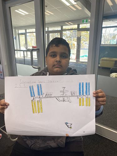 Learning about the International Space Station.