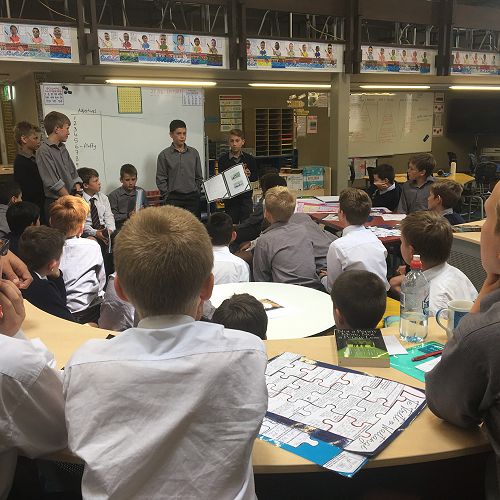 Current events presentations in Year 7