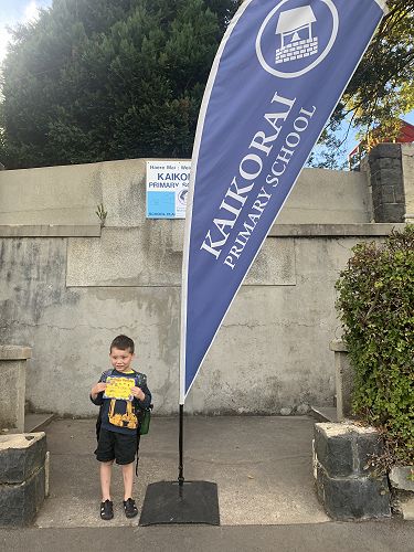 Welcome to Kaikorai School, Ethan 