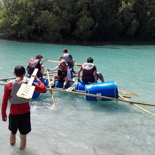 Raft building