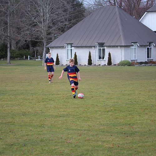 Waihi Football match. A good game that McGlashan were very dominant in. Final score 10-1 to McGlashan.
