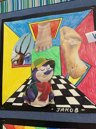 Room 1 Salvador Dali inspired art 