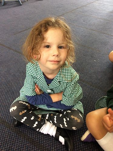 Fun at mat time