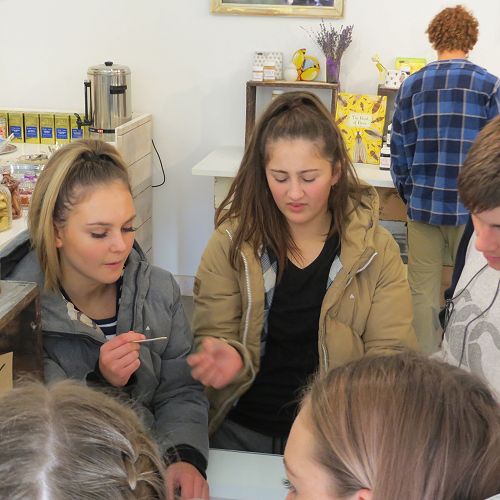 Honey tasting...