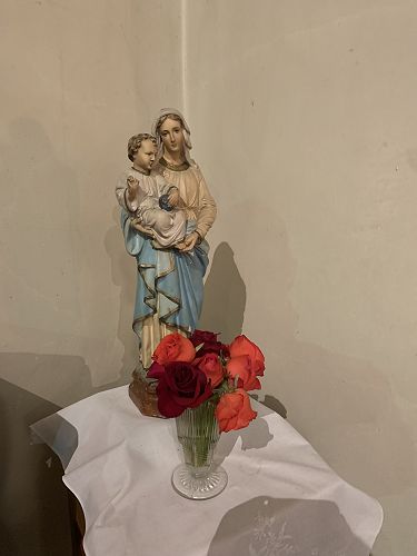 The current Madonna and Child in the Lady Chapel of All Saints.