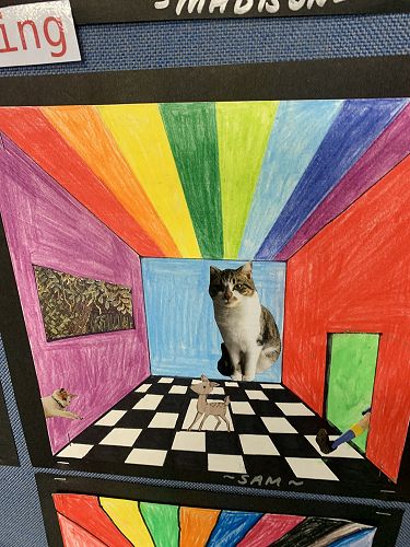 Room 1 Salvador Dali inspired art 