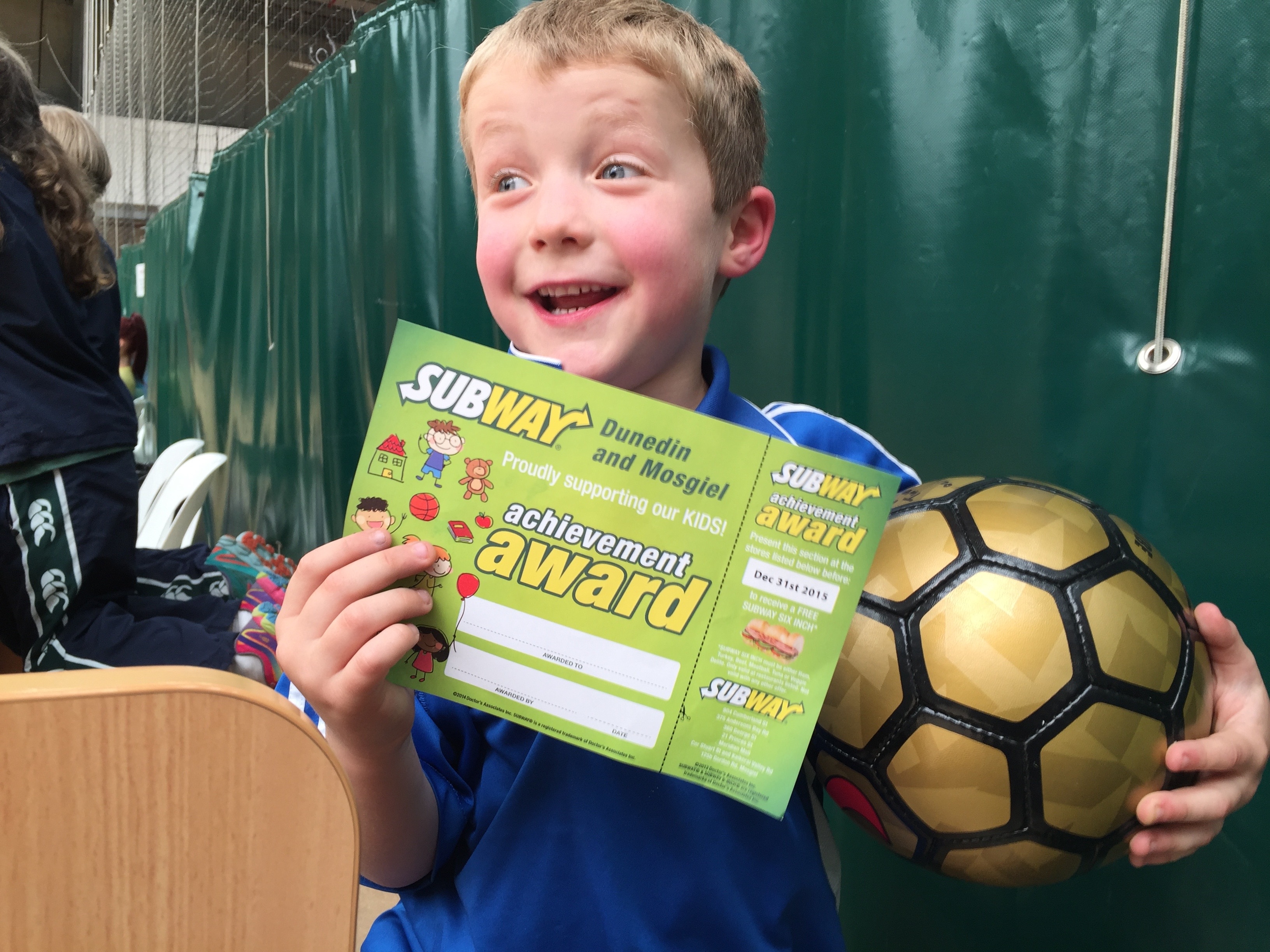 Coach plays favourite and gives award to his own son, Pfffft!