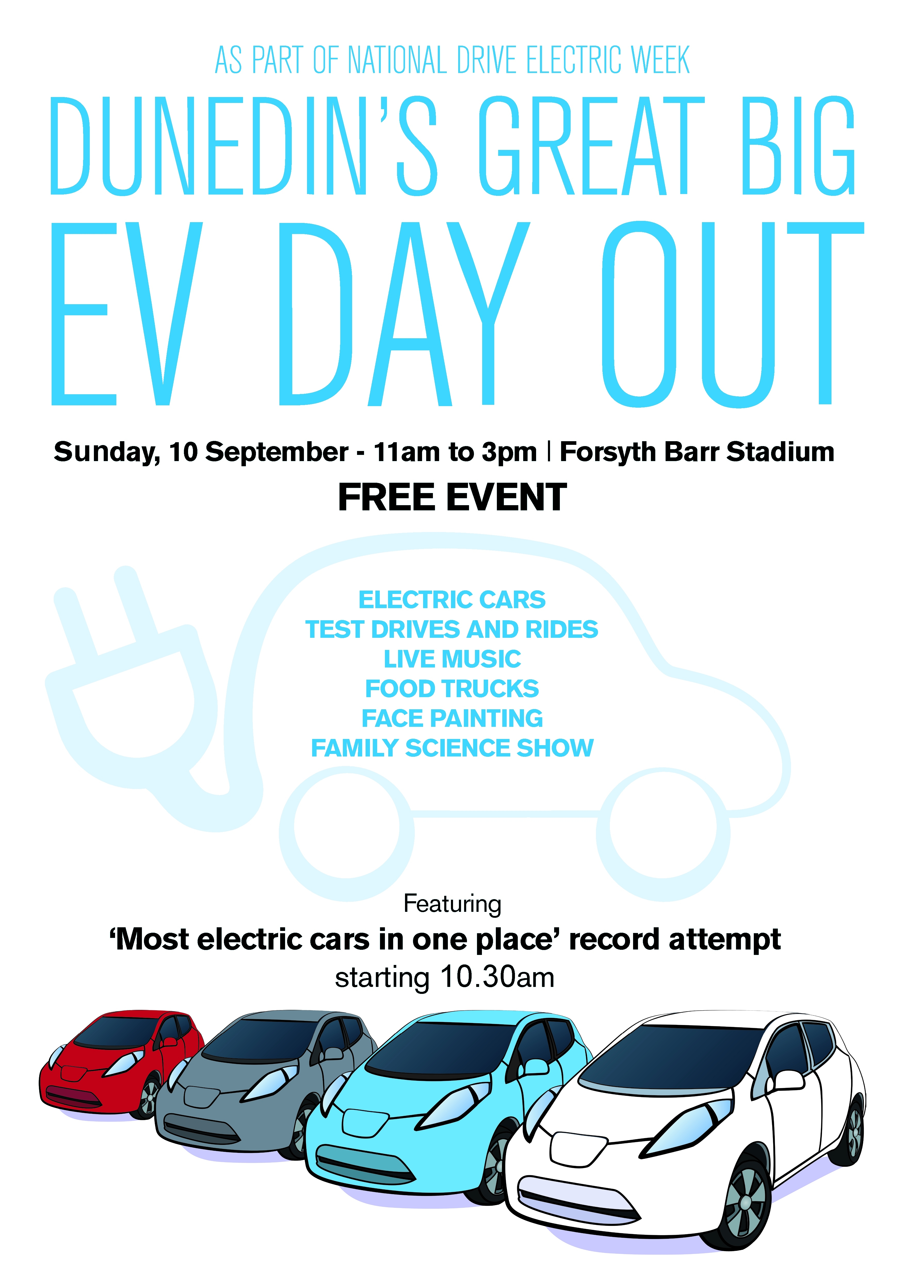 Come and join us for International Drive Electric week 9-17 September 2017. 