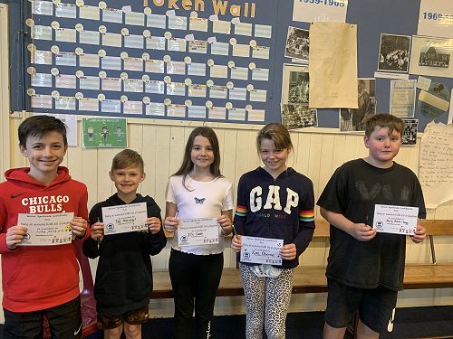Senior students recognised for being awesome Kaik Kids in the playground
