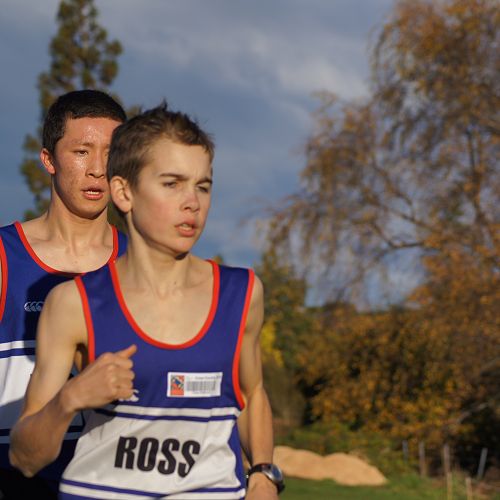 Competition is fierce between Josh Stoddard (L) and Ben Mitchell