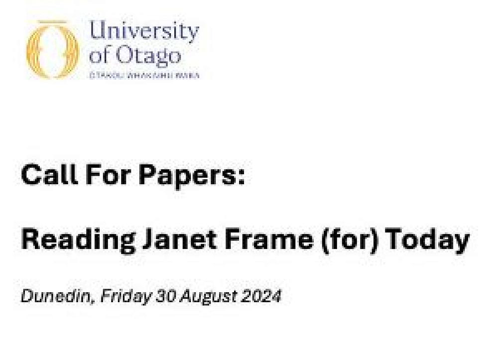 Call for Papers – Reading Janet Frame (for) Today