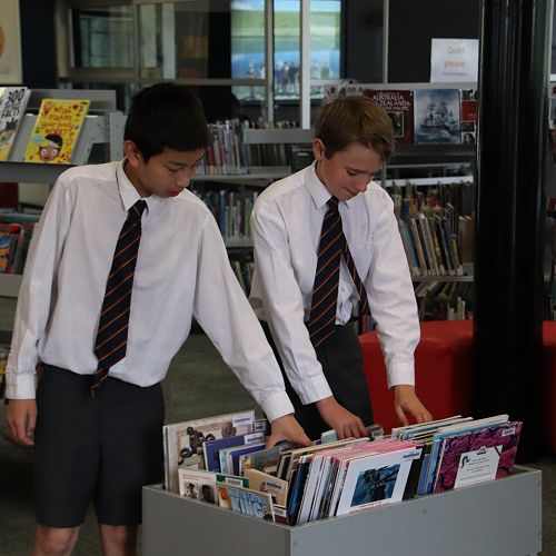 Over 2000 books going out of the library for the summer!