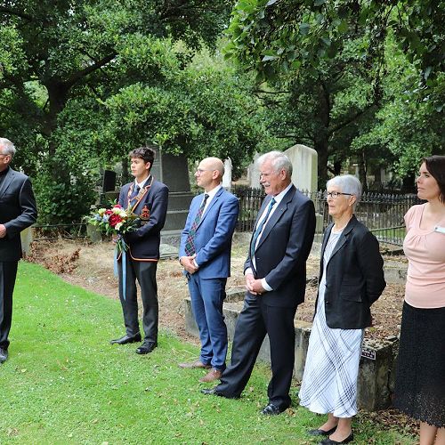 Founders graveside 2021