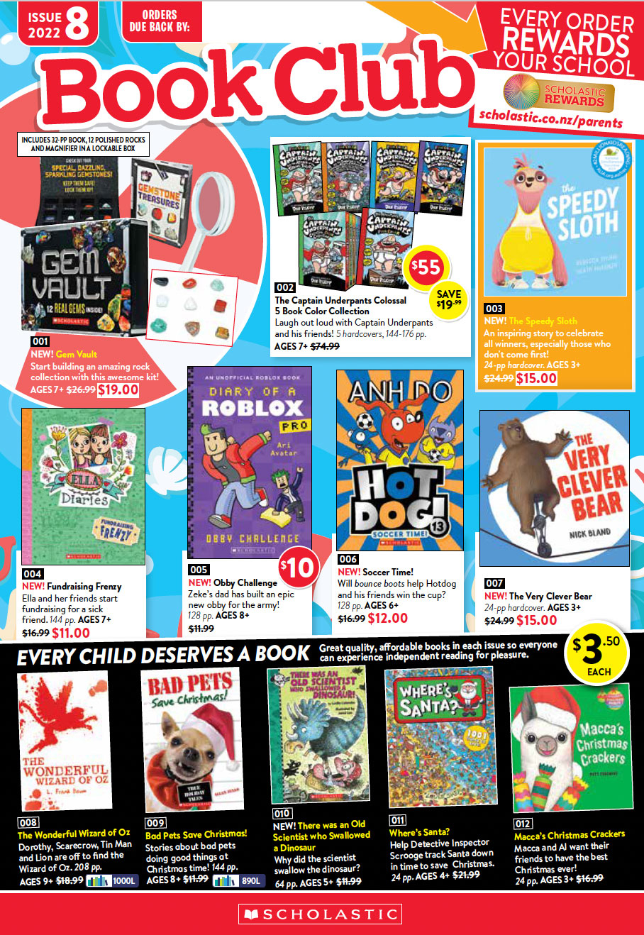 Issue 8 Scholastic Book Club 2022