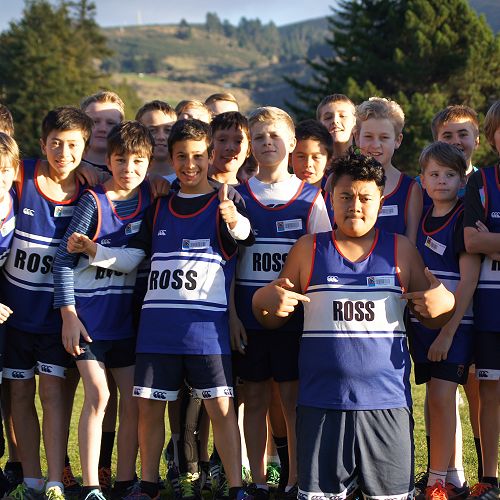 Ross House primary pupils prepare to race