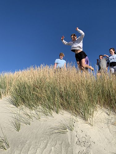 Ada leaps like a cat...