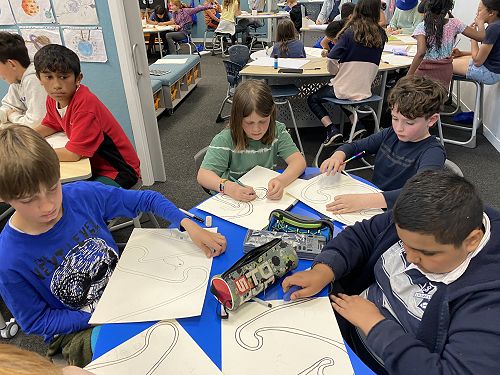 Art in Schools Programme with Kirsten Parkinson.