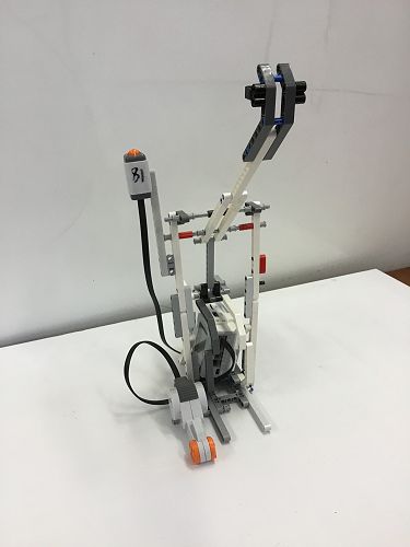 A Catapult table tennis ball launcher