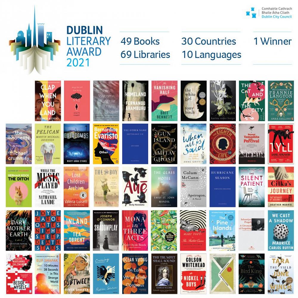 Dublin City Council announces the 2021 DUBLIN Literary Award Longlist of Library Nominations