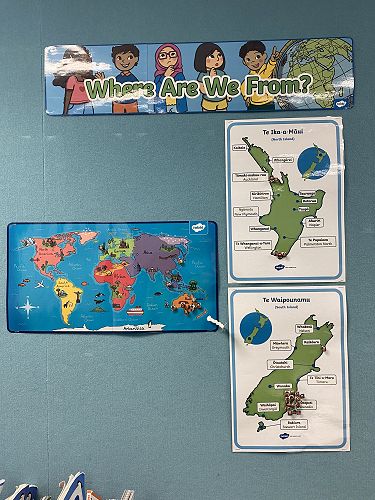 Where students in Room 9 are from.