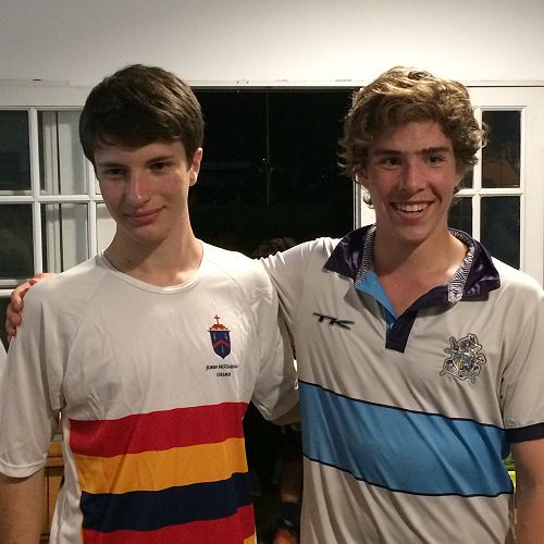 Goalies swap shirts