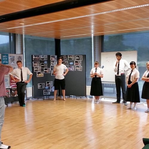 The Ugly Shakespeare Company - drama workshop with the Year 13 class