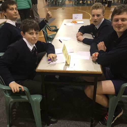 Year 10 Team - Max Baldwin, Miro Williams, Caleb Oakley and Oscar Lobb