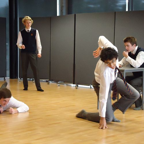 JMC Improv team mid-game