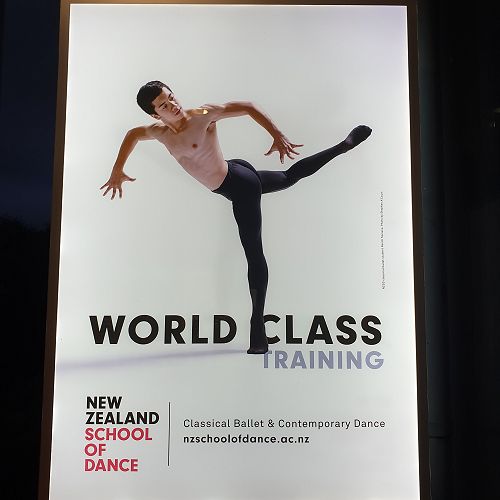 Students visited the NZ School of Dance, where old old boy James Burchell is currently studying