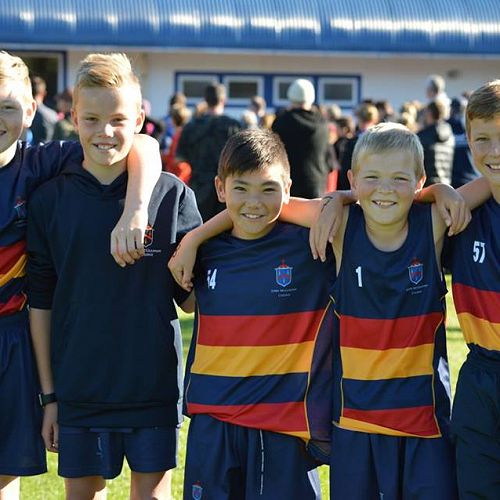 John McGlashan boys compete at the Primary and Intermediate Schools Triathlon
