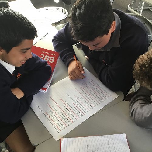 Collaborative poetry, inspired by red, white and black #theyareus as part of the Get NZ Writing Challenge.