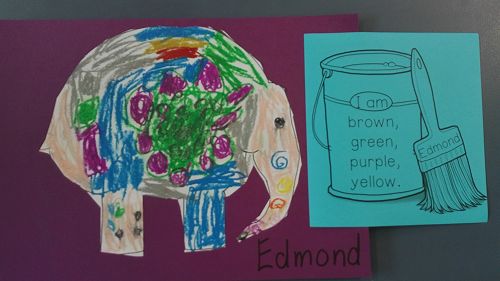 E is for Elmer the Elephant