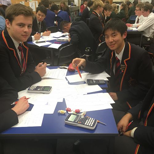 Senior OMAthalon Team - Ben, Jaiden, Boen and En