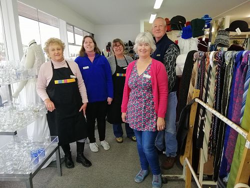 Oamaru Shop - Maria, Alice, Kate (Supervisor), Murray and Kate