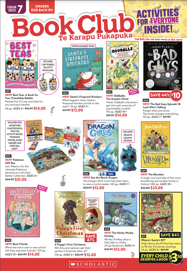 Scholastic Book Club Issue 7