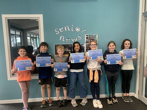 Senior assembly awards for amazing art work