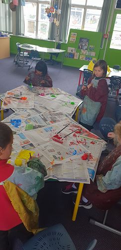 Painting rocks