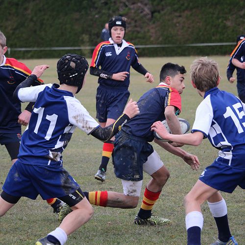 Waihi Rugby match... A tough battle in the icy conditions. Final score was 62-48 to the home team.&nbsp;
